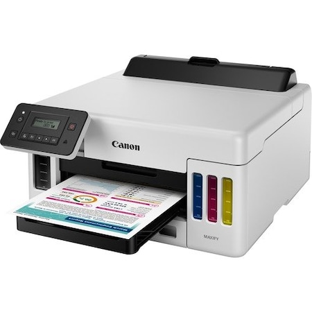 Canon Printer, Inkjet, Wi-Fi/Wired, 24ipm/15.5ipm, 16.4inx15.8inx9.4in, WE CNMGX5020